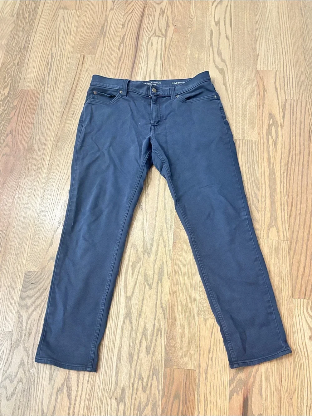 Banana Republic Navy Athletic Traveler Pant 32x30 Like New Fast Ship